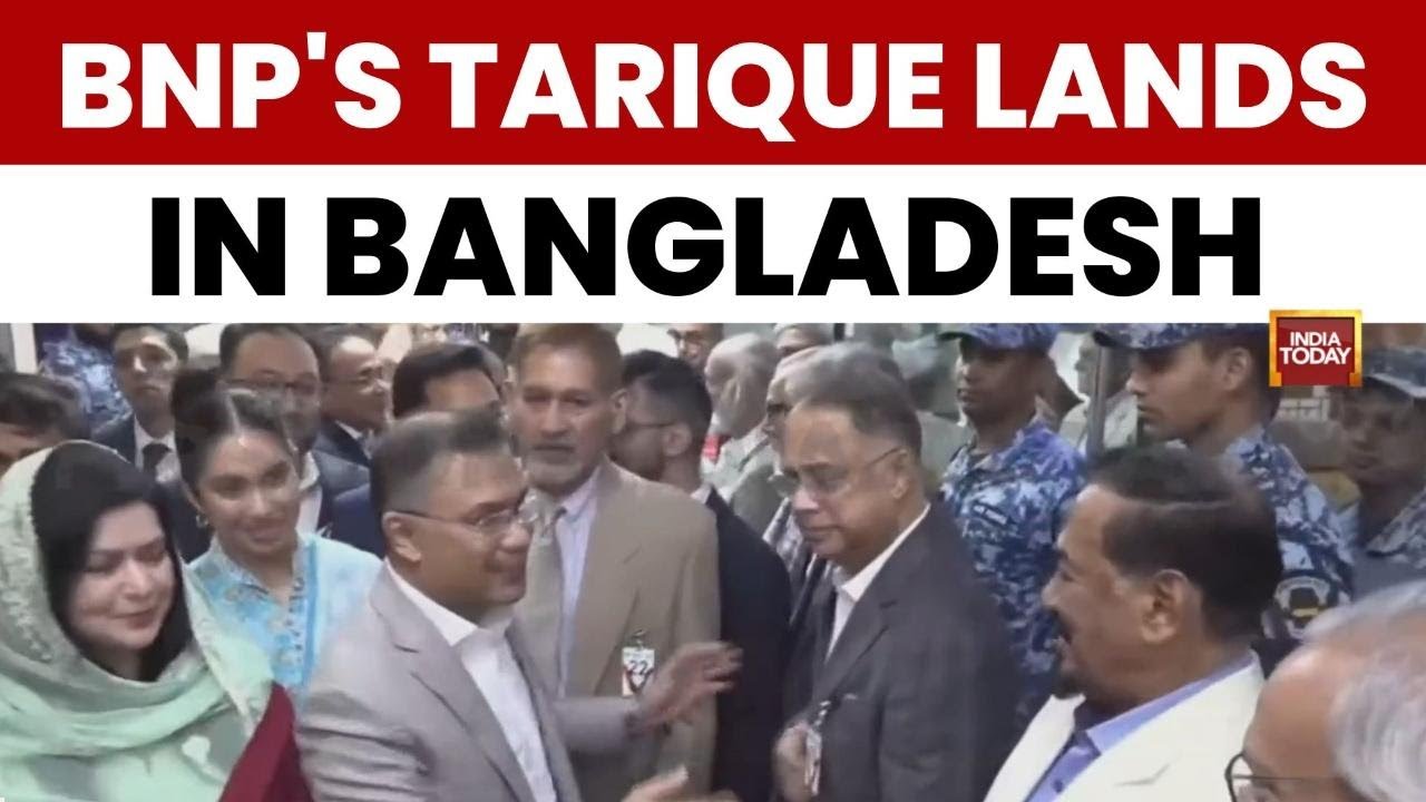 Bangladesh leader returns after 17 years | Emotional reunion political ...