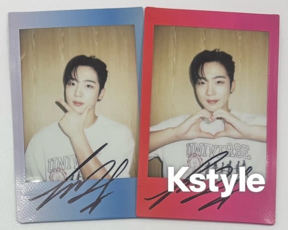 プレゼント】「第4次恋愛革命」キム・ヨハン直筆サイン入りチェキ