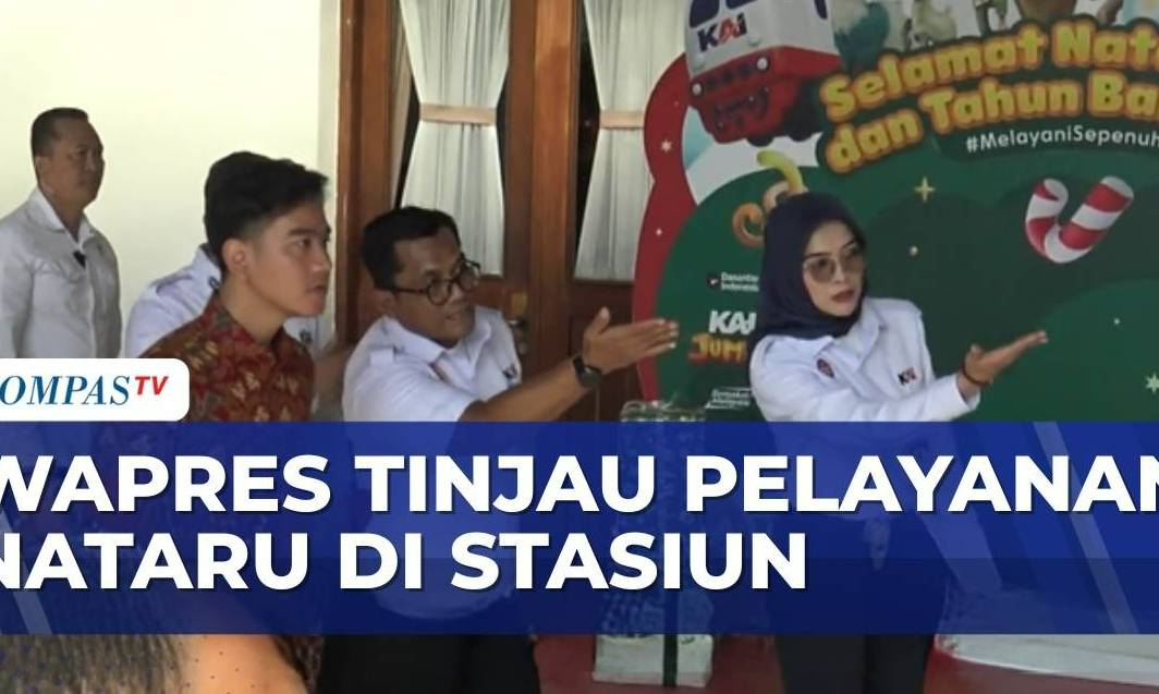 Wapres Pantau Pelayanan Nataru di Stasiun Tawang dan Ikuti Perayaan Natal di Salatiga | JMP