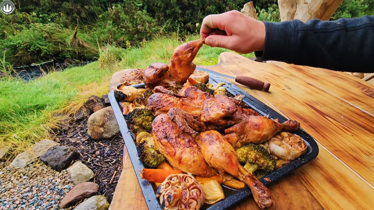 Why chicken cooked in an outdoor hut always tastes better
