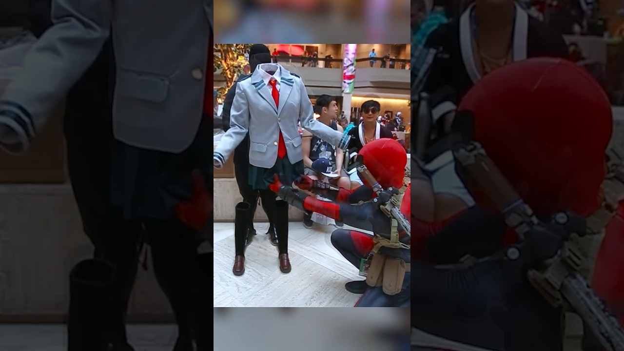 Deadpool somehow battles the invisible Toru Hagakure without seeing ...