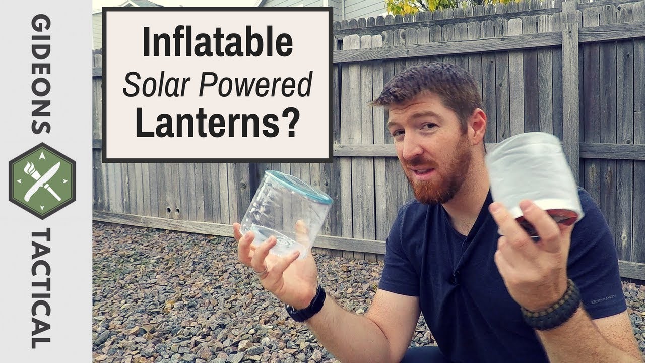 Inflatable solar lanterns? Mpowerd Luci outdoors lanterns