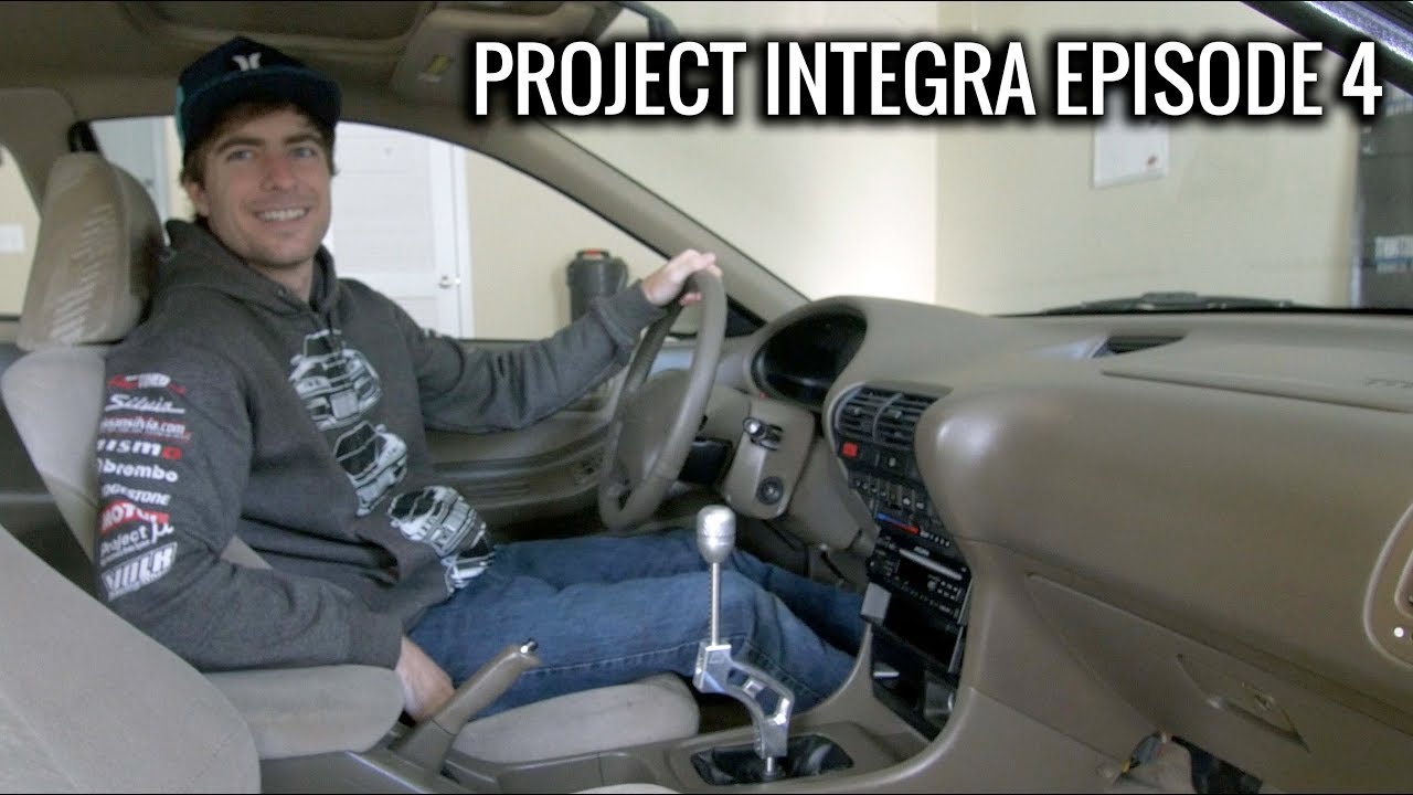 Acura Integra project Ep. 4 K-Tuned shifter install is awesome