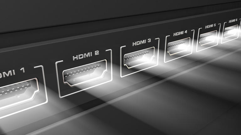 Different HDMI ports on a device