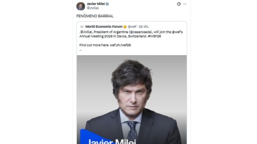 Milei confirmó que volverá a Davos y anticipó un nuevo discurso contra ...
