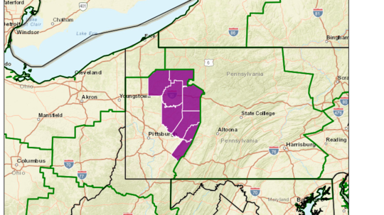 Pennsylvania ice storm warning map: Alert issued for New York, Ohio ...