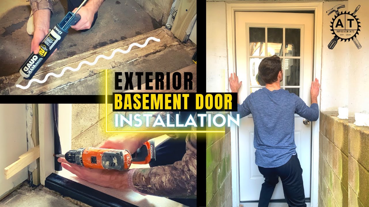 Basement walkout door install made easy