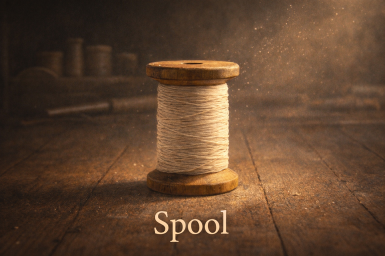 Spool: etymology, origin and how a quiet object learned to hold things ...