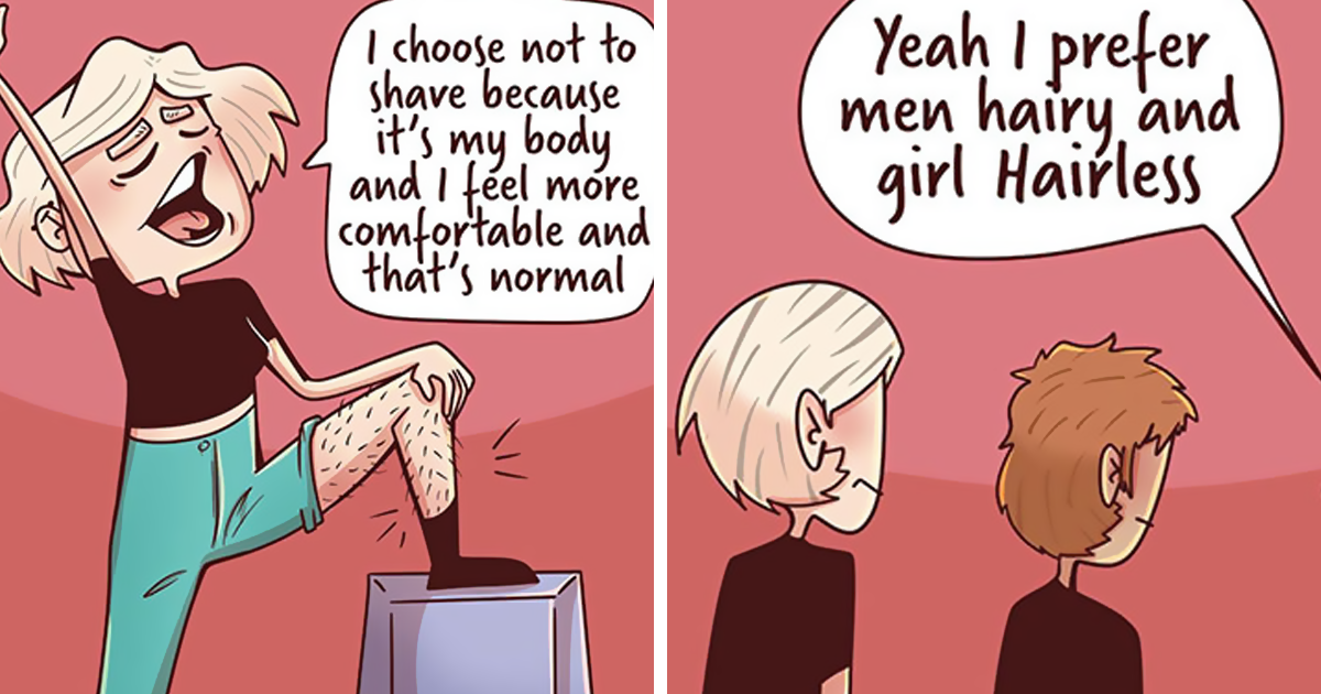 Artist creates comics about mental health, equal rights, and what it’s ...