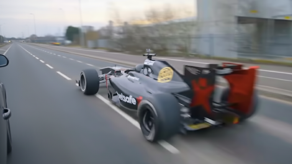 Man buys a real Formula 1 car - can he drive it on a public road?