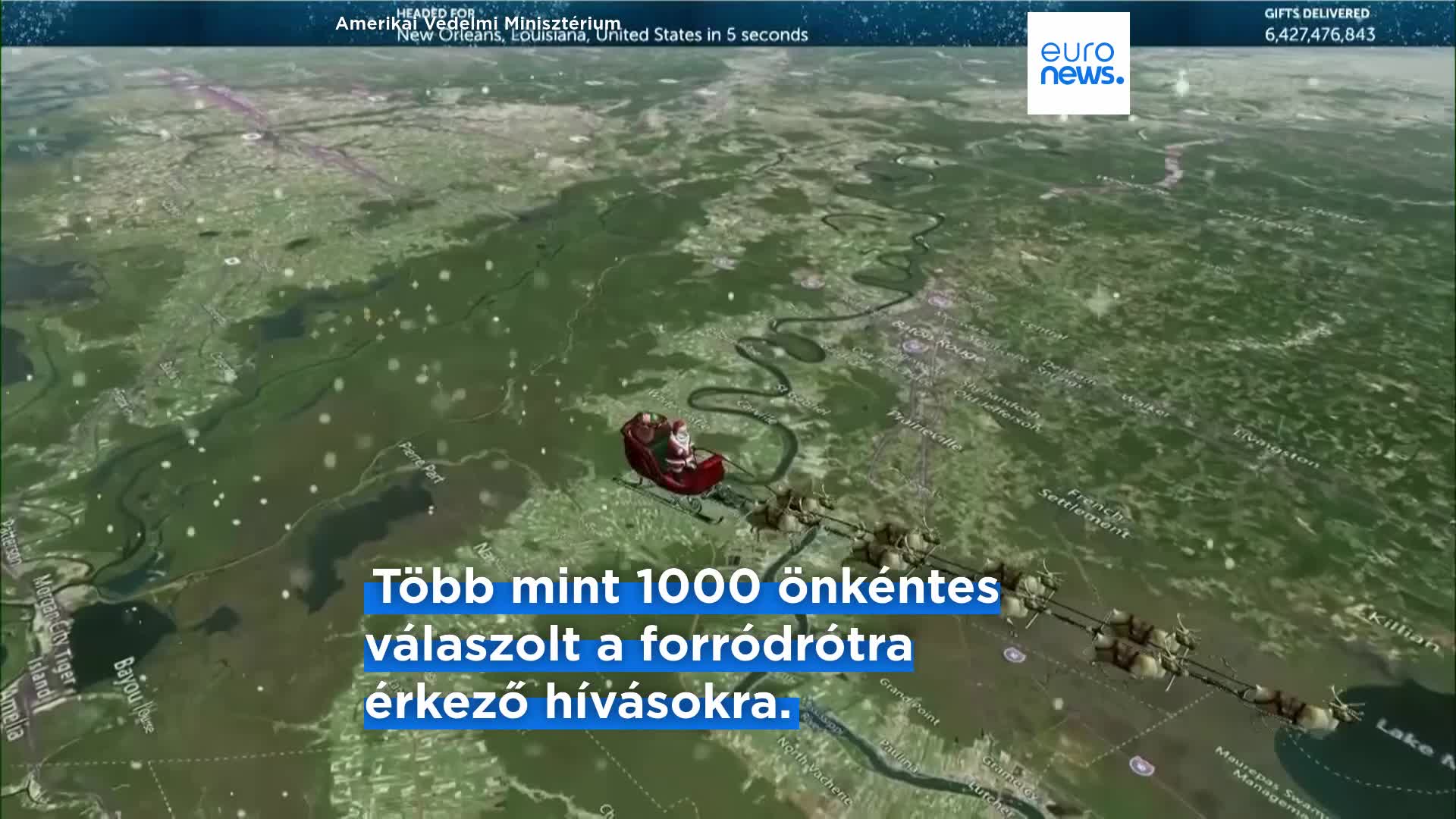 A Mikulás útja az Észak-amerikai légvédelmi parancsnokság segítségével ...