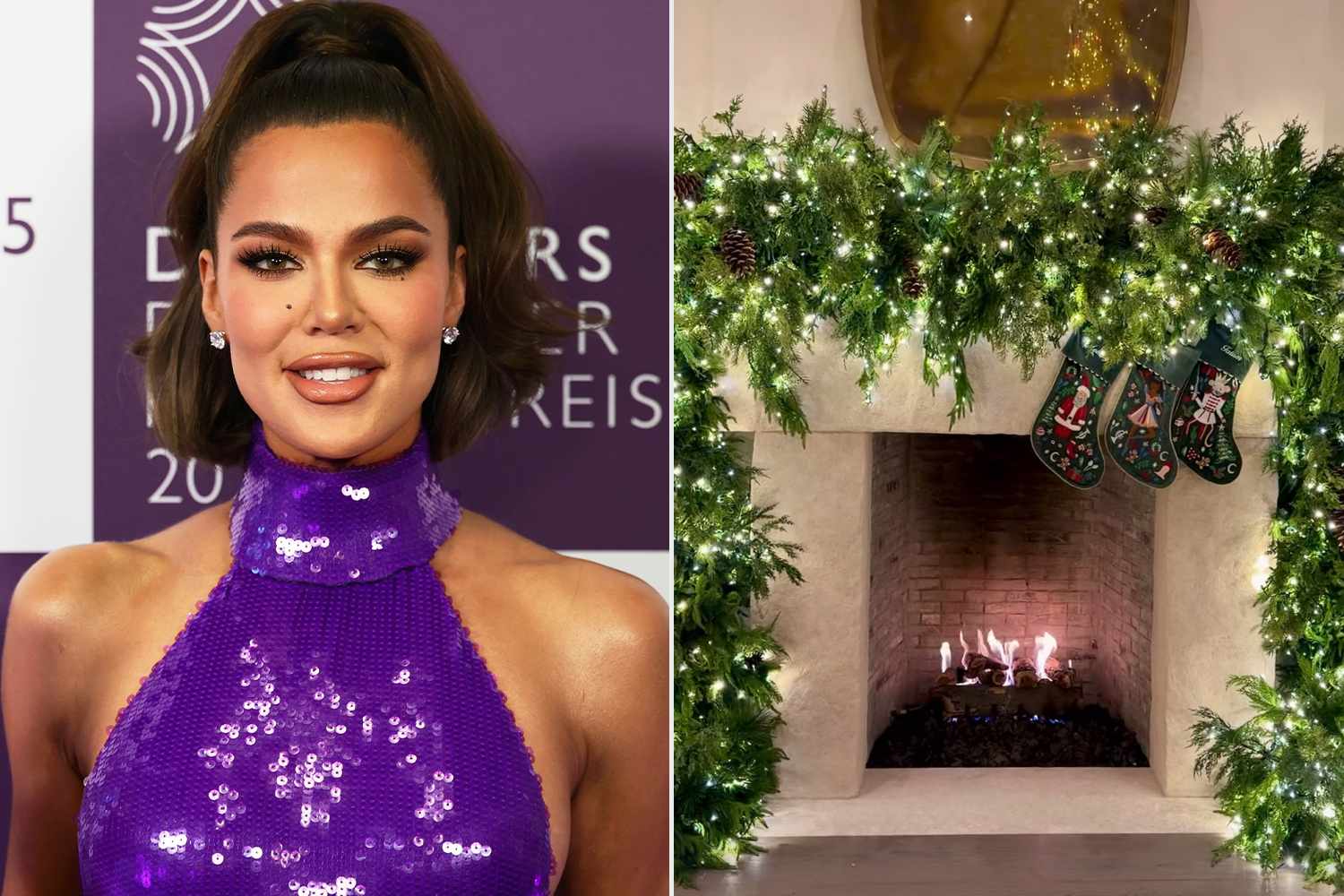 Khloé Kardashian shows off sparkly holiday decorations ahead of ...