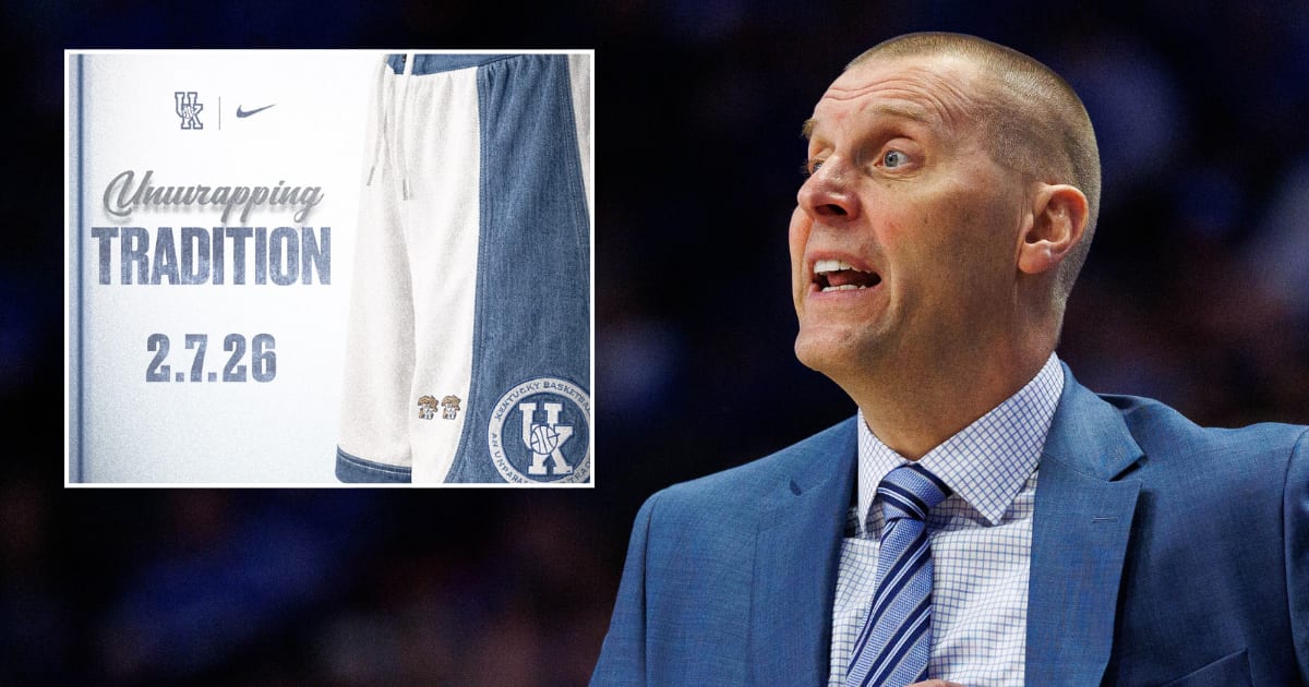 Kentucky announces return of throwback denim jerseys for game against ...