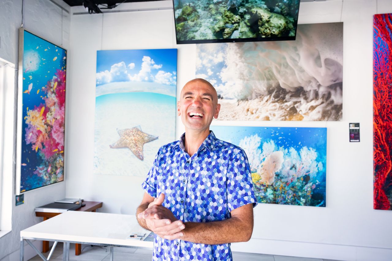 Chris Gug, owner of Gug Underwater Gallery