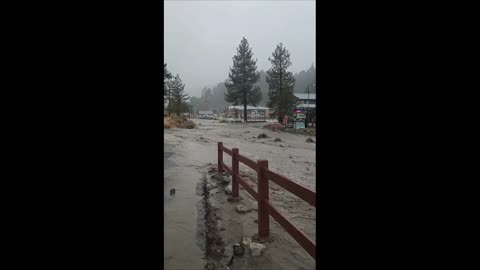 US: Wrightwood hit by flooding and debris flows amid Christmas Eve storm 2