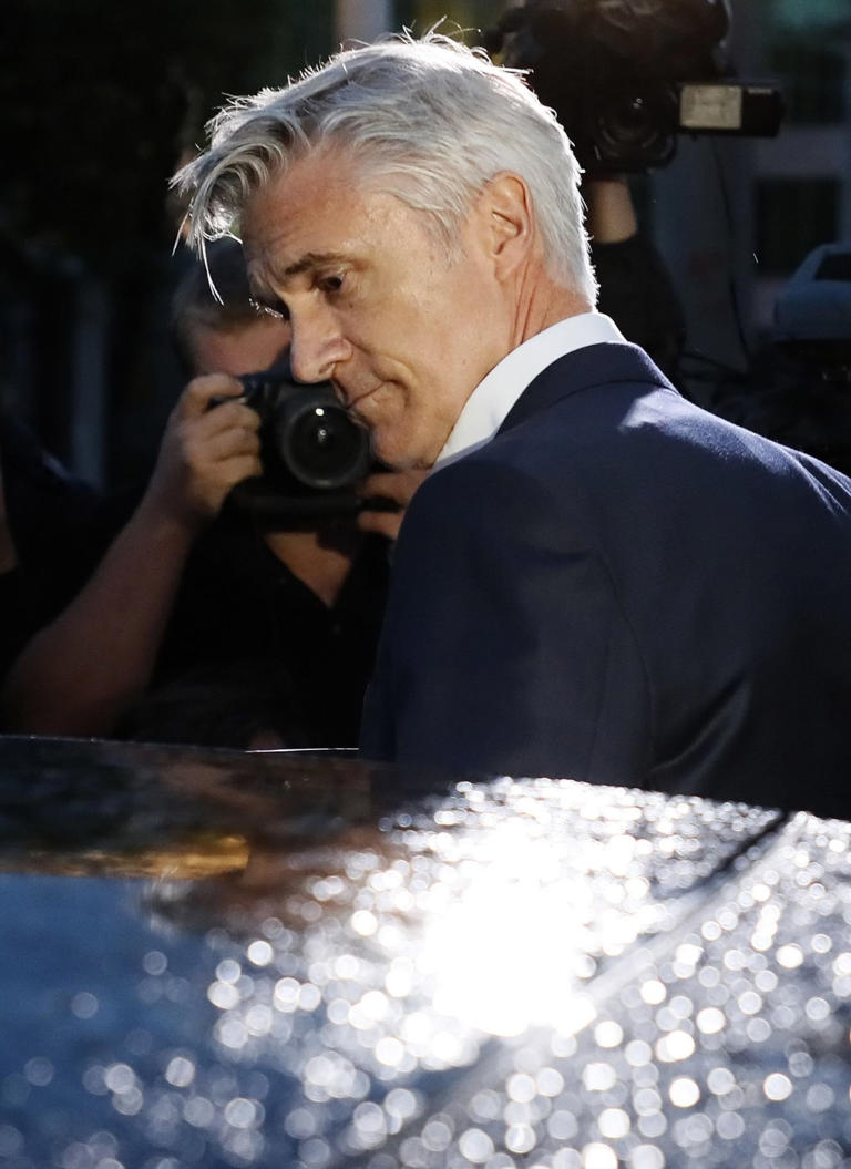 Michael Calvey, while leaving a hearing at a court in Moscow in 2021.