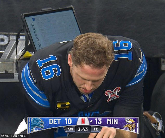 Lions quarterback Jared Goff baffles fans with bizarre 'sunburned' mark
