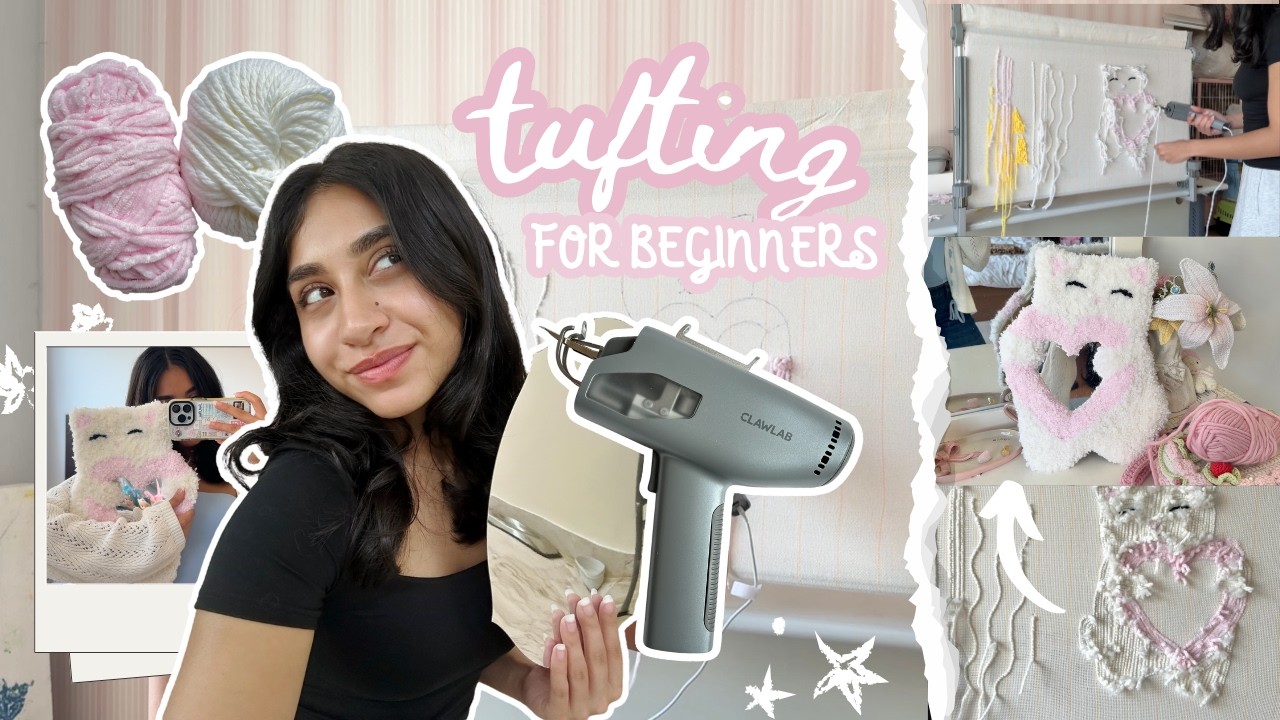 How I completed my first tufted rug quickly – easy tutorial