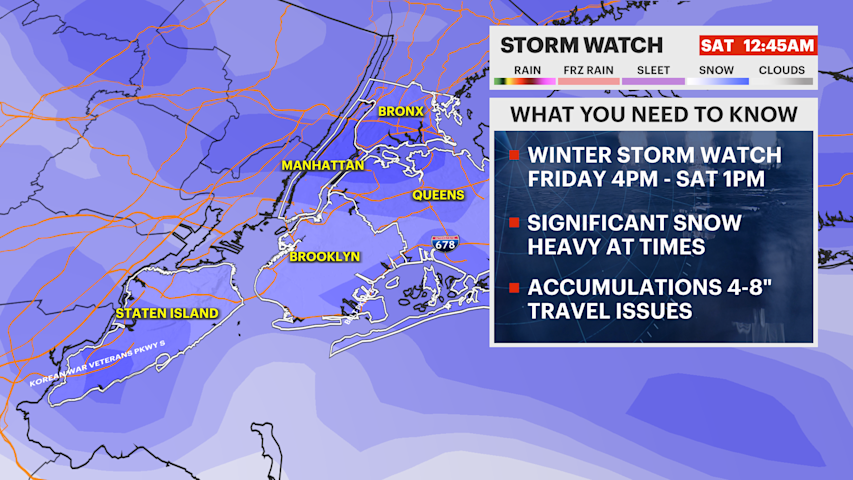 Storm watch: 4 to 8 inches of snow expected to cause significant ...