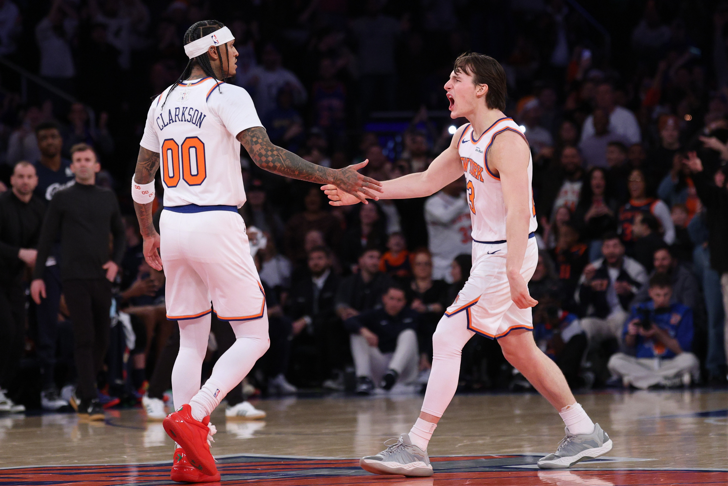 Knicks ride big bench performances to Christmas win, send message to ...