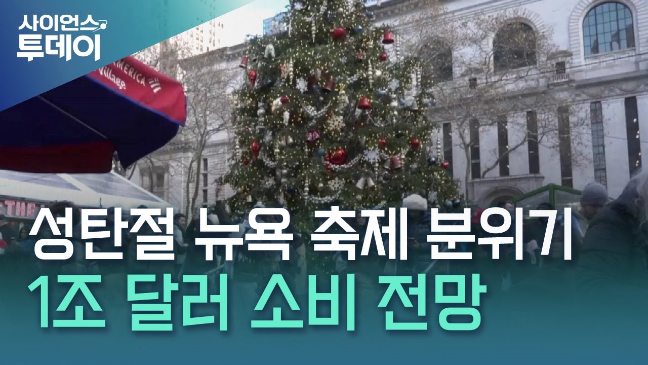 성탄절 뉴욕은 축제 분위기...연말에 1조 달러 소비 전망 / YTN 사이언스 | Watch
