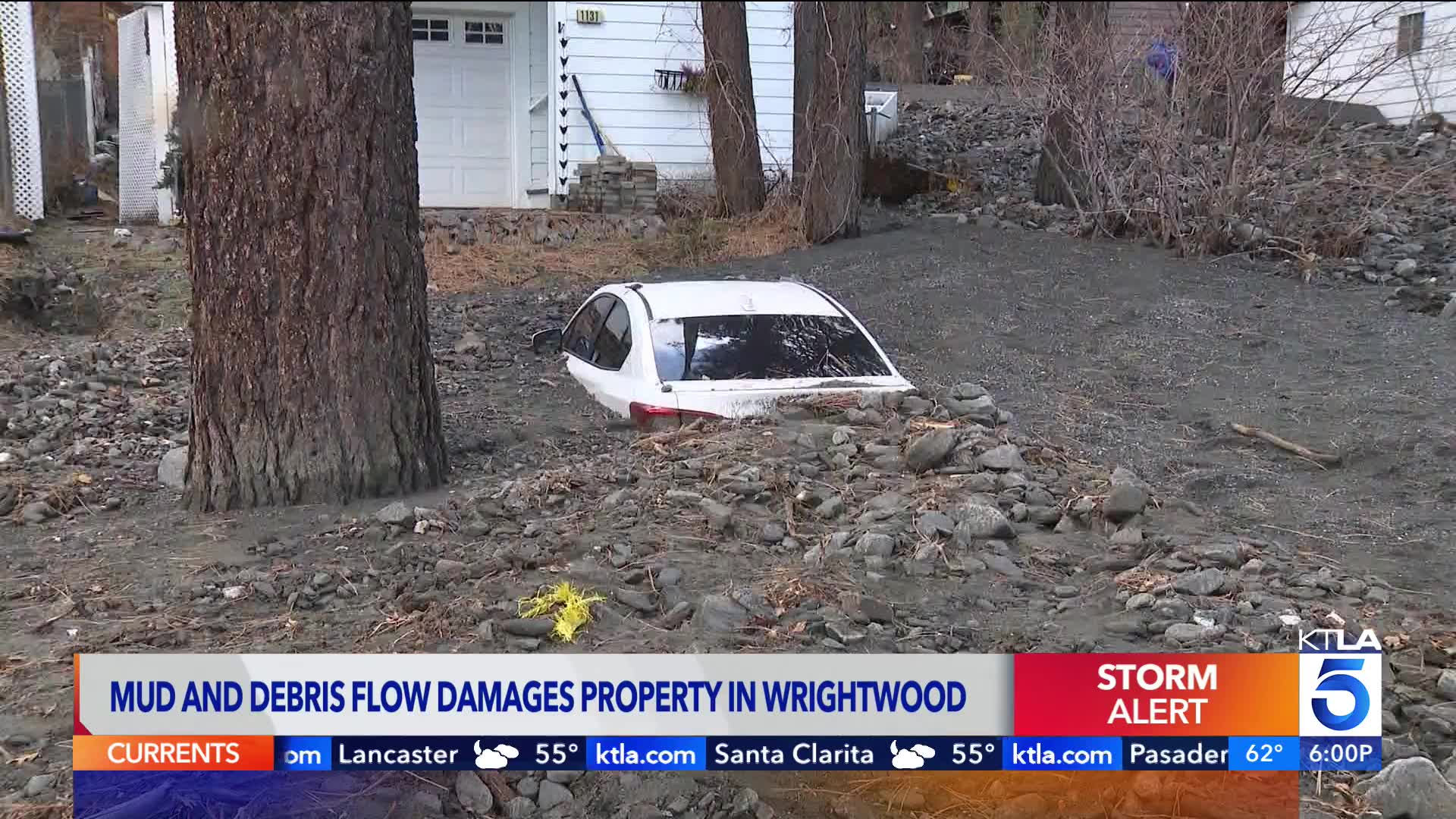 Freeway crash caught on video, storm cleanup underway<br><br>