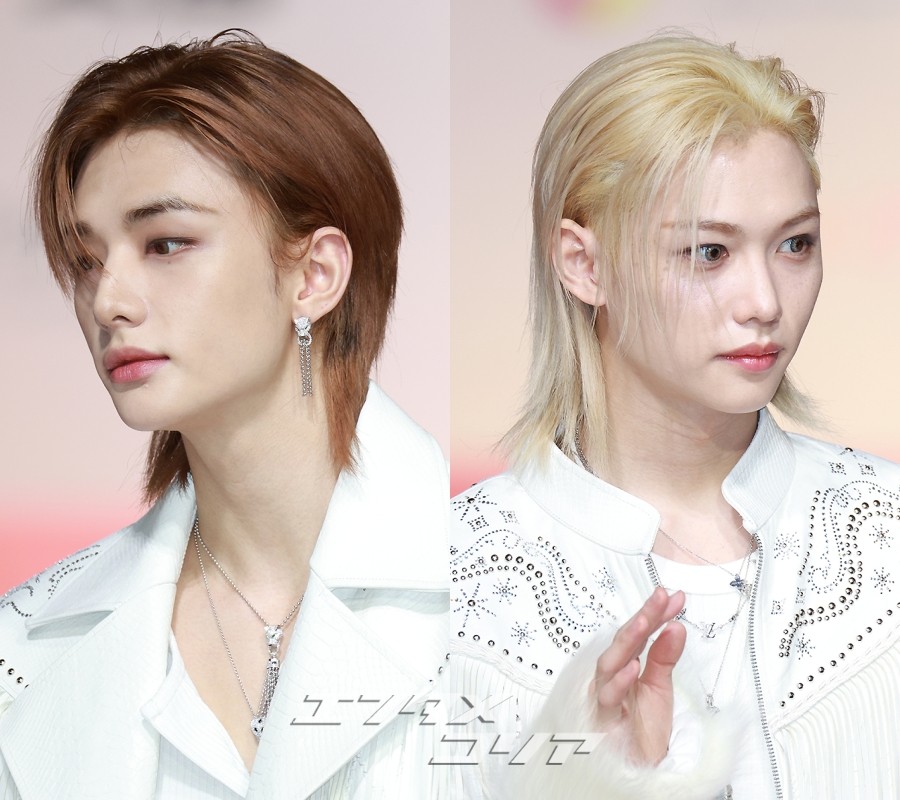 フォト】Stray Kidsヒョンジン＆フィリックス 魅力的なヘアスタイル