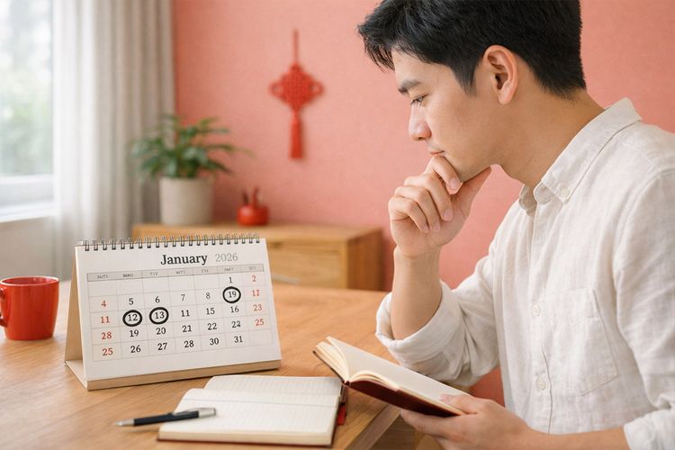 Januari 2026: Hari Buruk di Kalender Tionghoa, 1, 9, 13, 21, dan 25