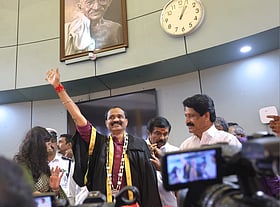 VV Rajesh becomes BJP's first Thiruvananthapuram Corporation mayor