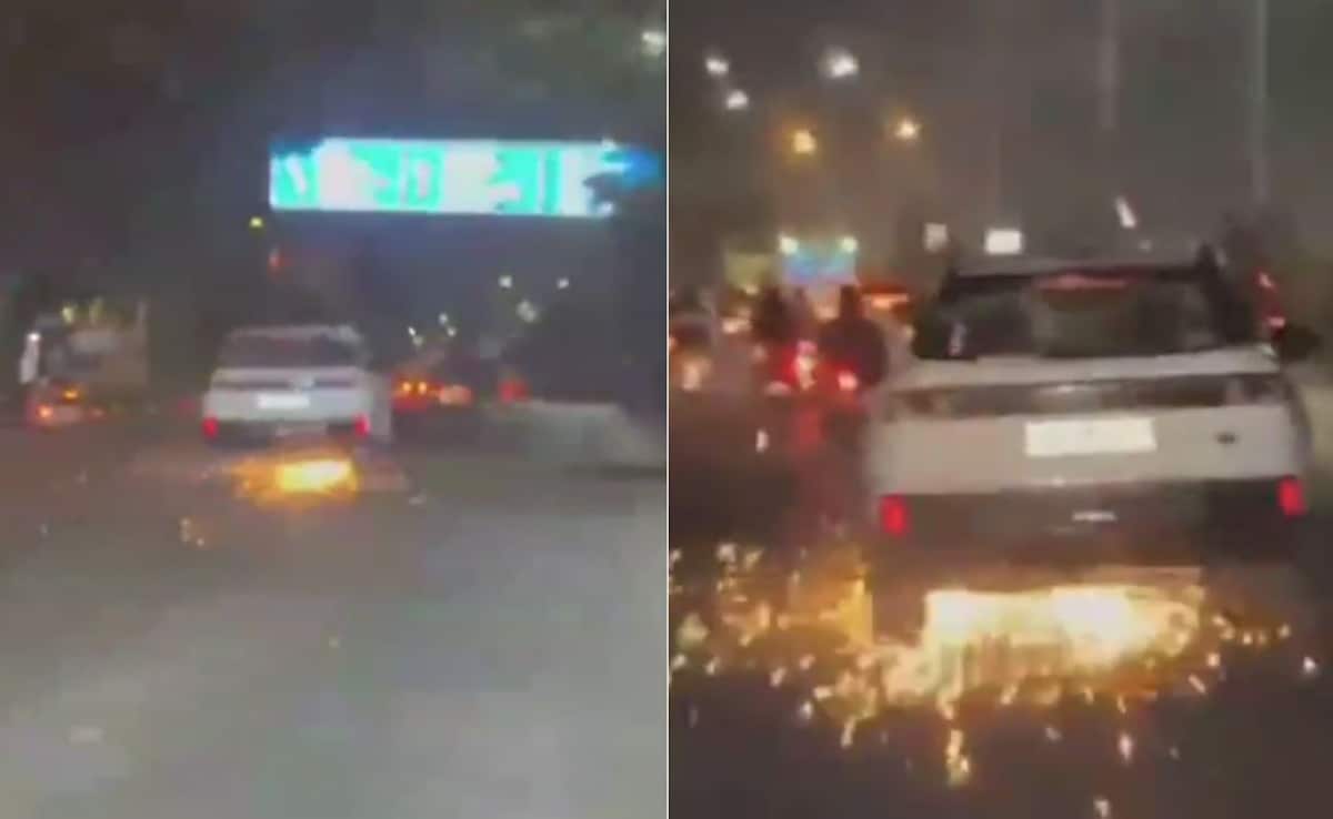 Video: Drunk Creta driver drags Royal Enfield bike for 500 metres in ...