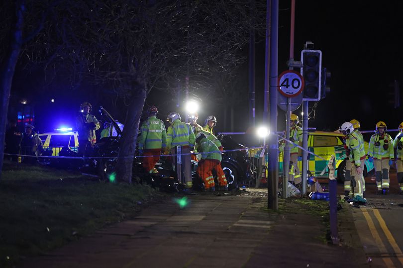 Boy, 8, and three others in hospital after horror Christmas crash