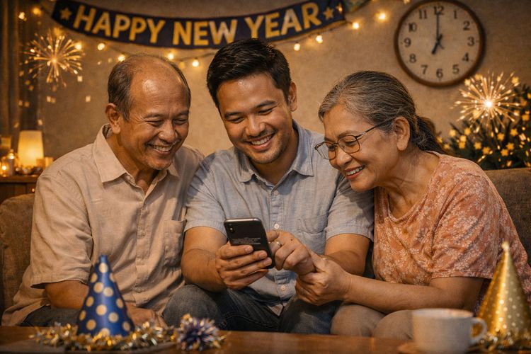 15 Ucapan Tahun Baru untuk Orang Tua: Penuh Rasa Syukur dan Hangat