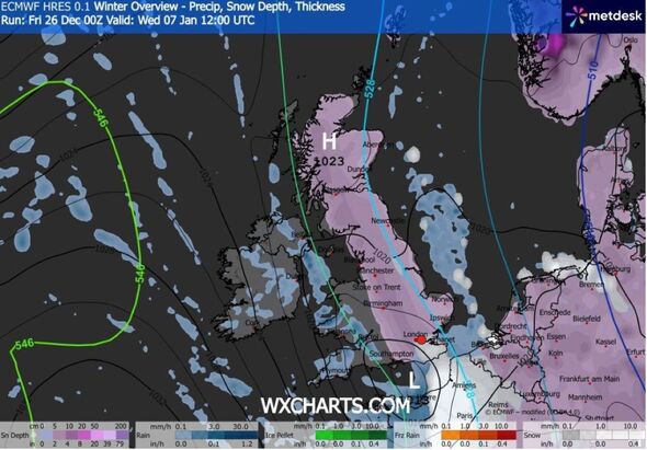 UK snow maps show Britain 'disappear' under 763-mile blizzard - the 73 ...