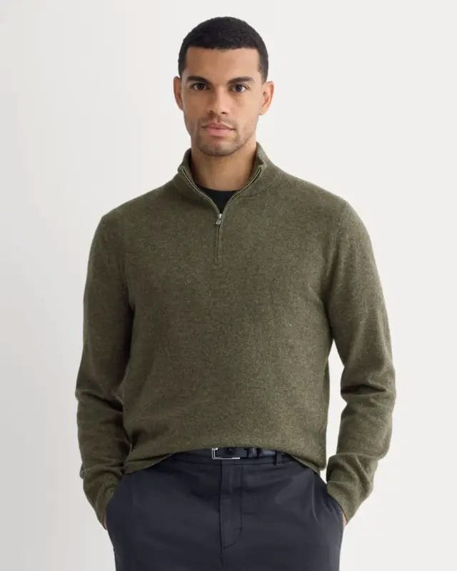 Sustainable quarter zip: How to wear the trend without overconsumption