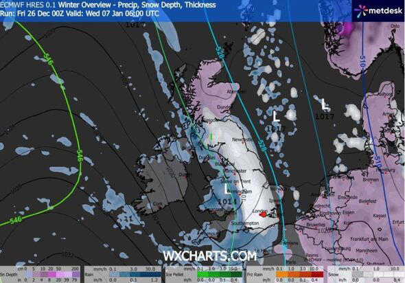 UK snow maps show Britain 'disappear' under 763-mile blizzard - the 73 ...