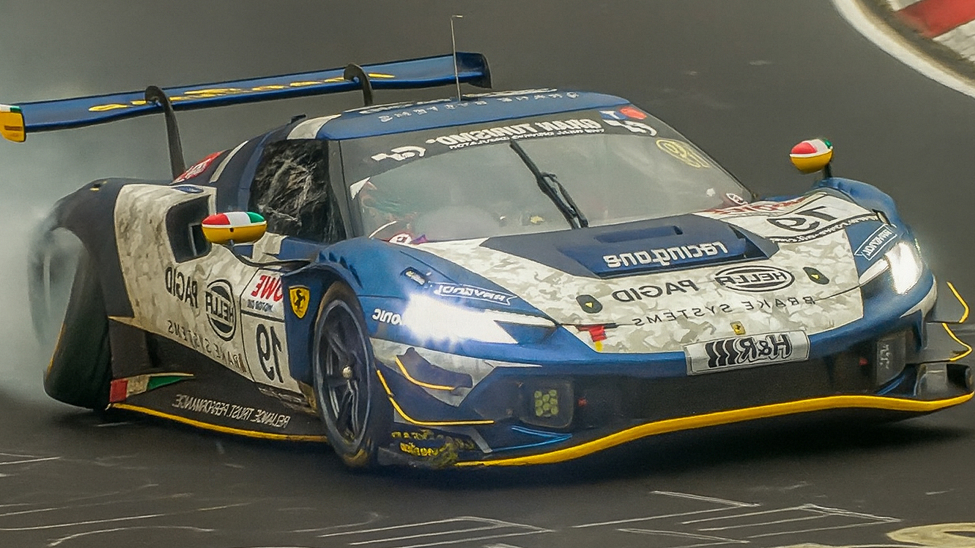 High-speed disaster strikes Ferrari GT3 at the Ring<br><br>