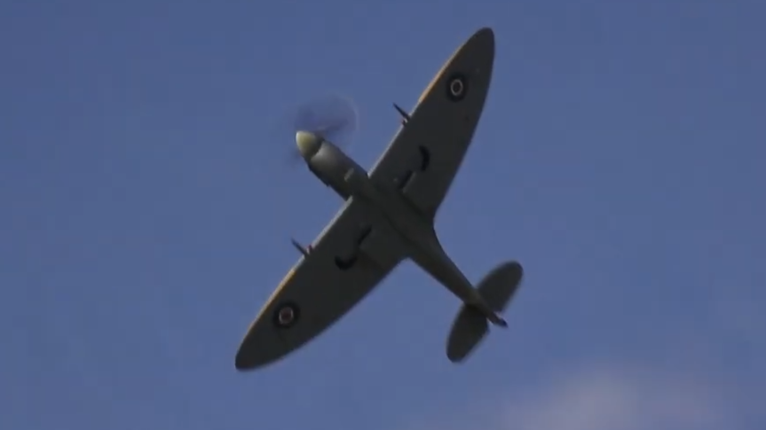 The sound of a Spitfire is pure aviation history