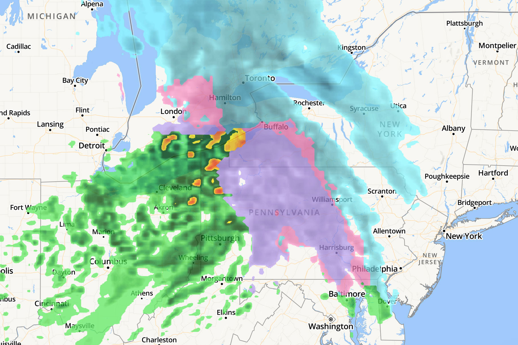 Winter storm warnings issued across Northeast as up to 9 inches of snow ...