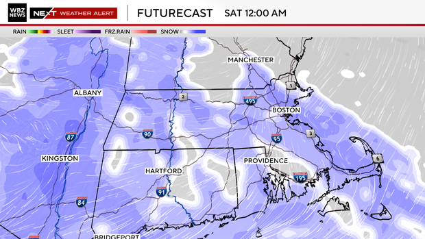 Map shows where in Massachusetts could get plowable snow tonight into ...