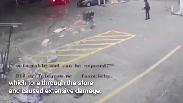 Suspects caught on camera ripping ATM from wall using stolen SUV
