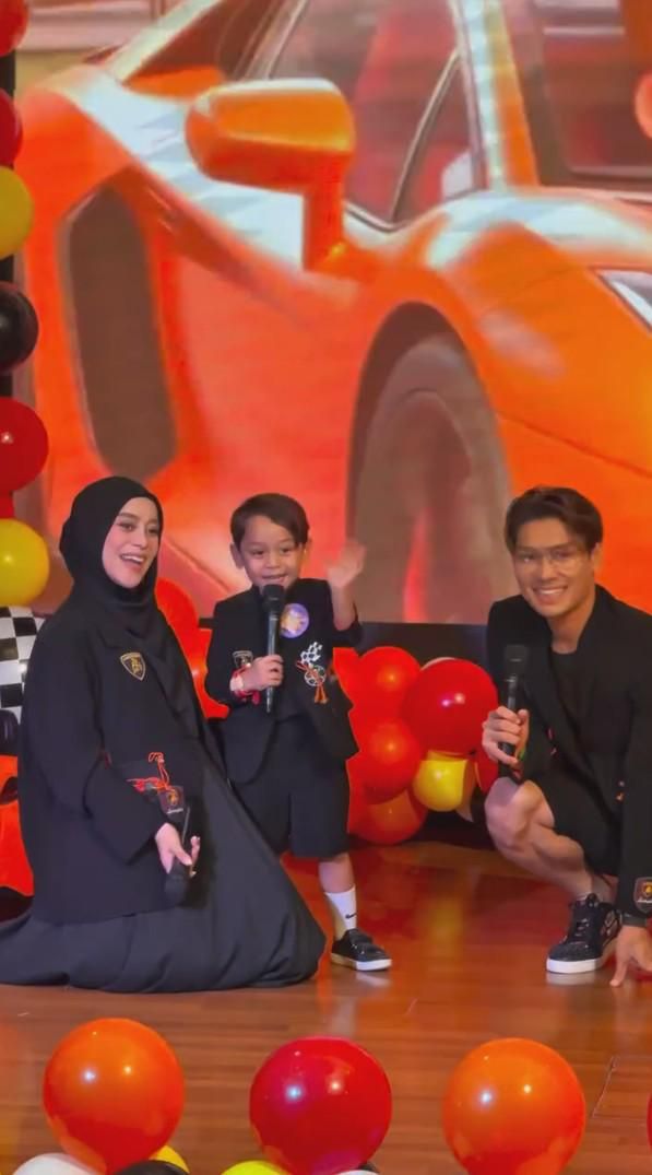 7 Potret Pesta Ulang Tahun Levian, Anak Lesti Kejora