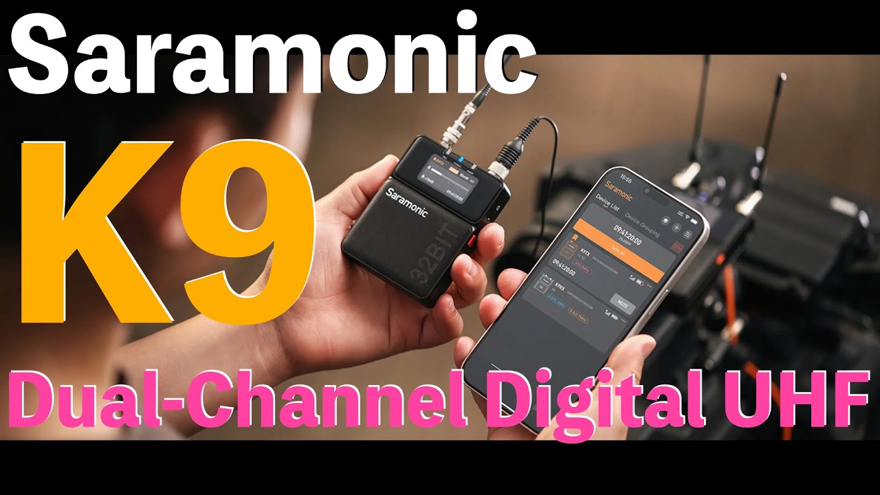 新品・動作確認】Saramonic ワイヤレスマイクシステム TX9/RX9