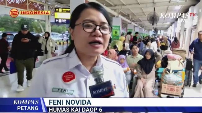 Libur Nataru, Penumpang Kereta Naik Sejak 21 Desember di Daop 6 Yogyakarta