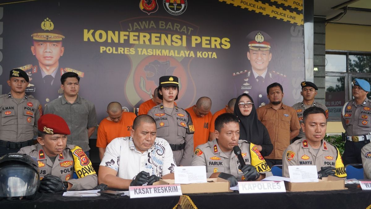 Empat Pelaku Curas ATM Ditangkap Usai Aksi di Tasikmalaya
