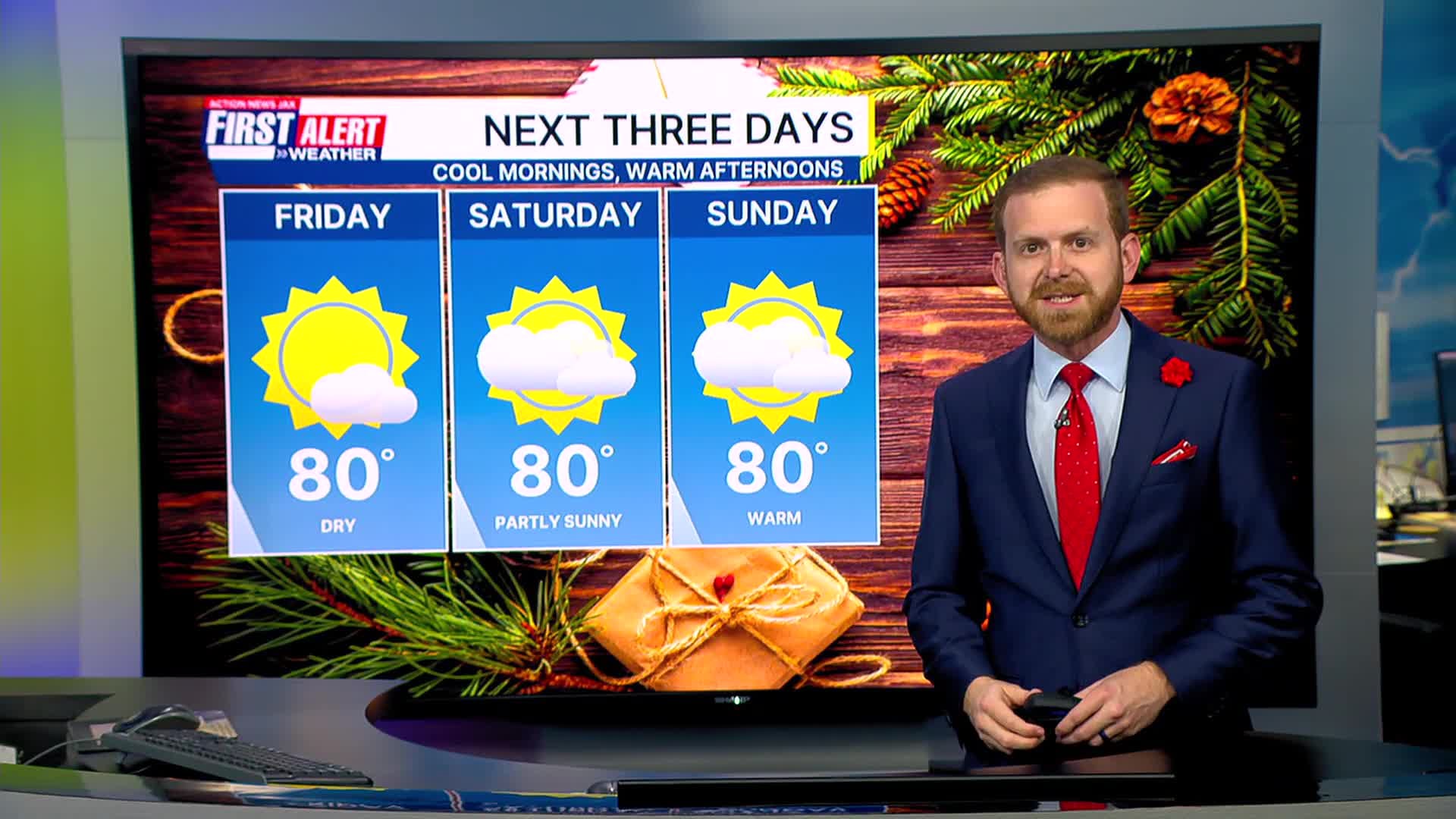 First alert weather: Unseasonably warm before a New Year’s chill