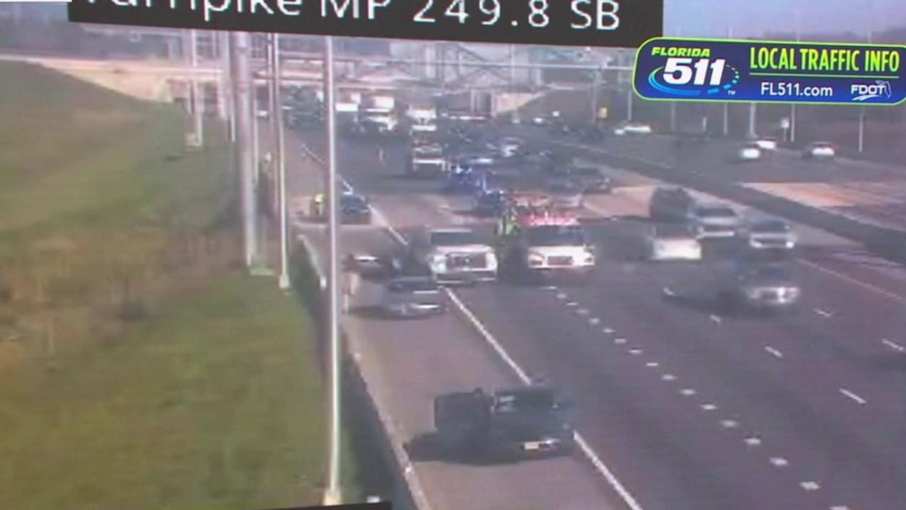 Multi-vehicle crash shut down part of Florida’s Turnpike in Osceola County
