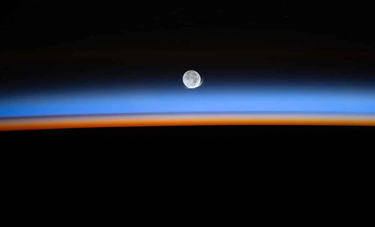 Astronaut captures stunning photo of rare lunar halo from space, the ...