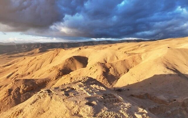 Η Υρκανία, που βρίσκεται στην Έρημο της Ιουδαίας στη Δυτική Όχθη, όπως φαινόταν με την ολοκλήρωση της δεύτερης ανασκαφικής περιόδου τον Φεβρουάριο του 2025. Φωτογραφία: Oscar Bejarano / Staff Officer of Archaeology