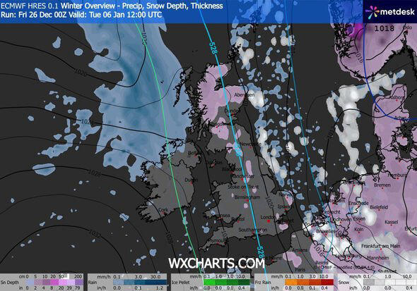 Snow maps show -8C freeze and blizzards to hammer UK - two regions to ...