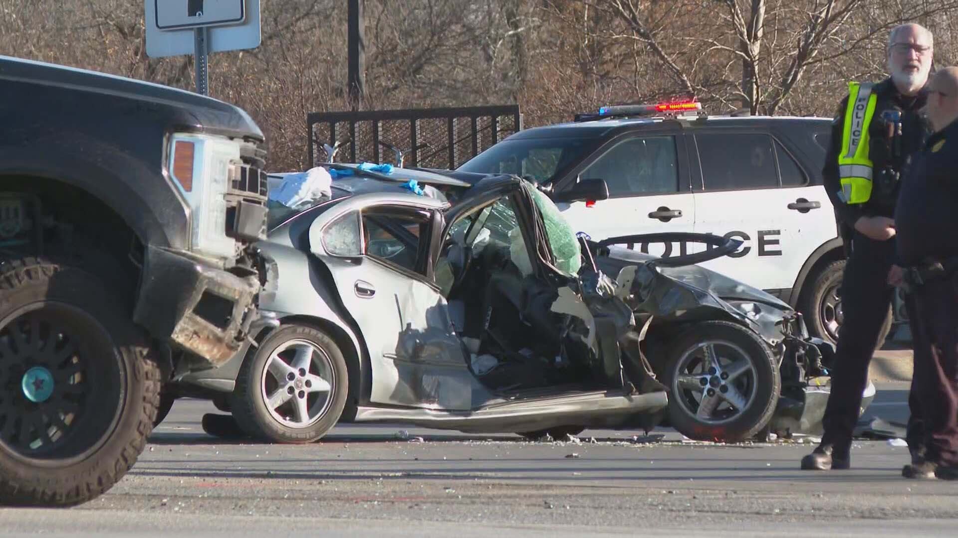 Crash in West Omaha sends three to hospital, authorities say